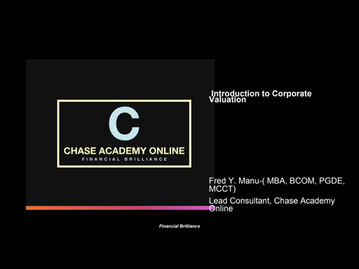 Module_3_ Corporate Valuation